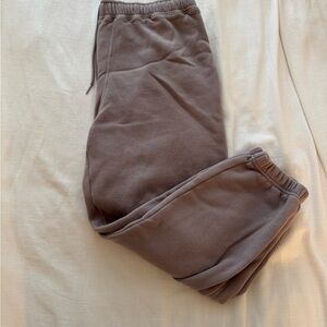 Abercrombie and Fitch Cozy Mauve Sweatpants